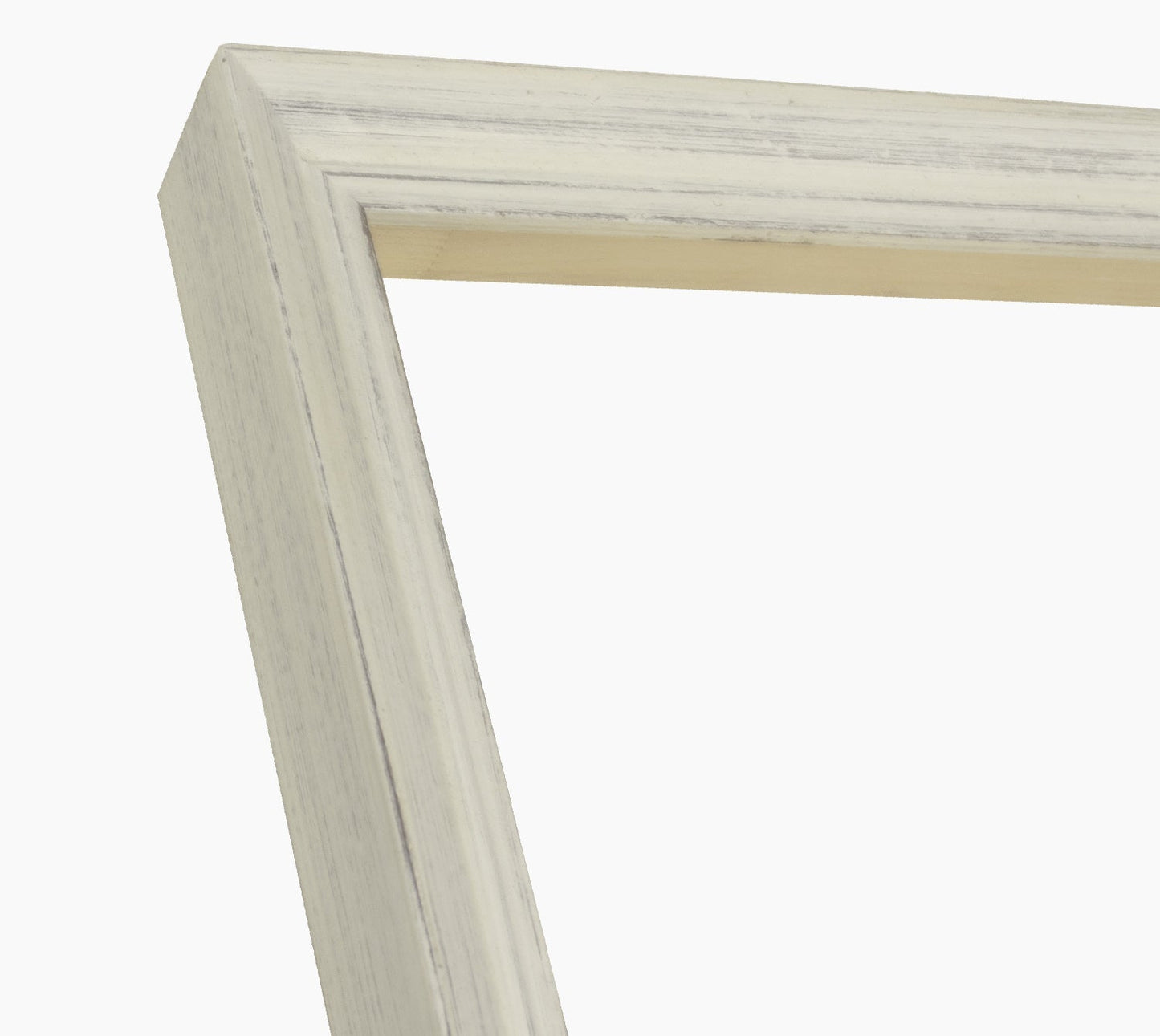 226.920 cadre en bois blanc avec fond marron mesure de profil 42x26 mm Lombarda cornici S.n.c.