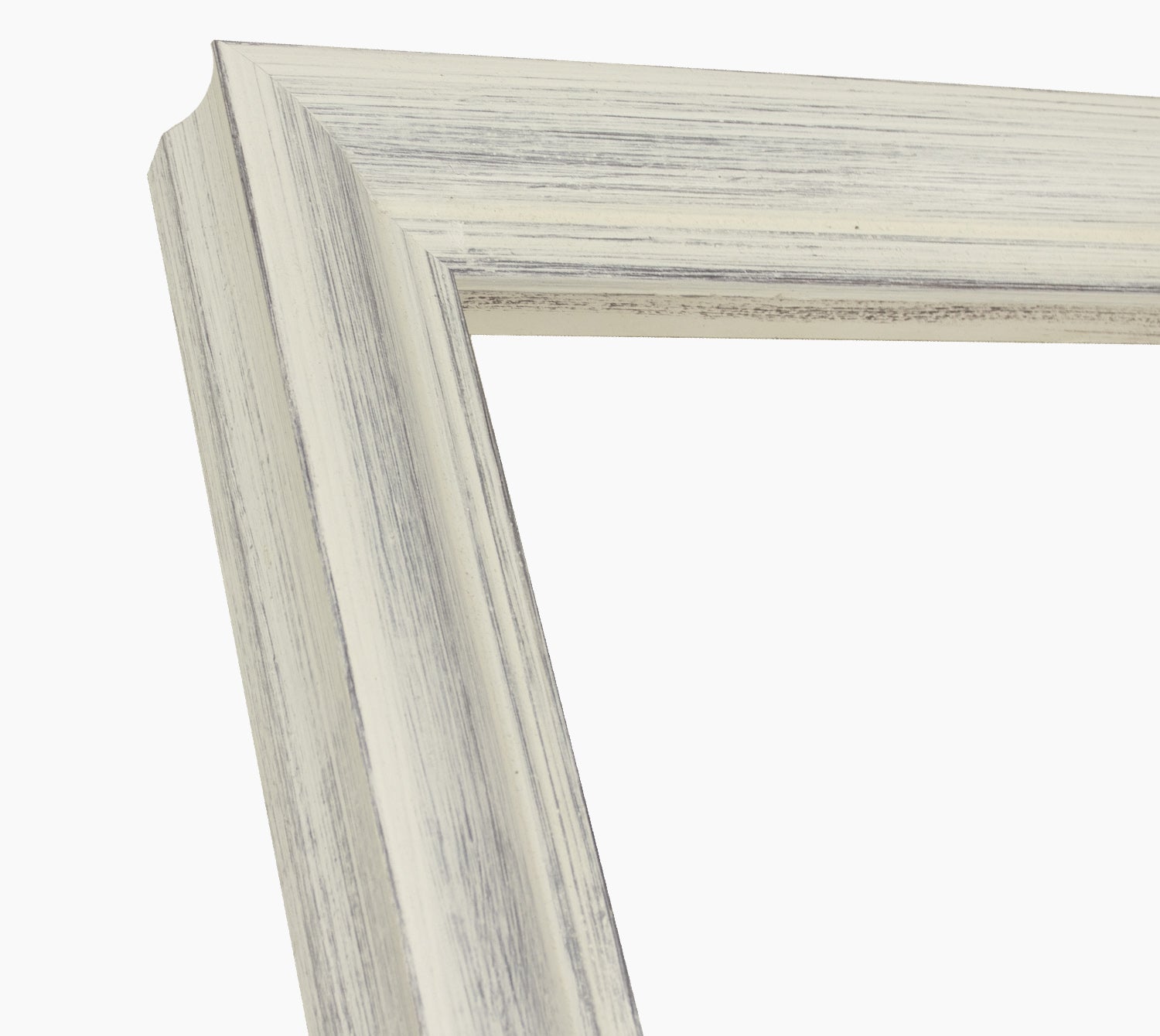 227.920 cadre en bois blanc avec fond marron mesure de profil 45x45 mm Lombarda cornici S.n.c.