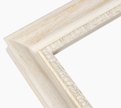Ancho Antiguo Blanco Marco de madera 70x100cm - Calidad superior