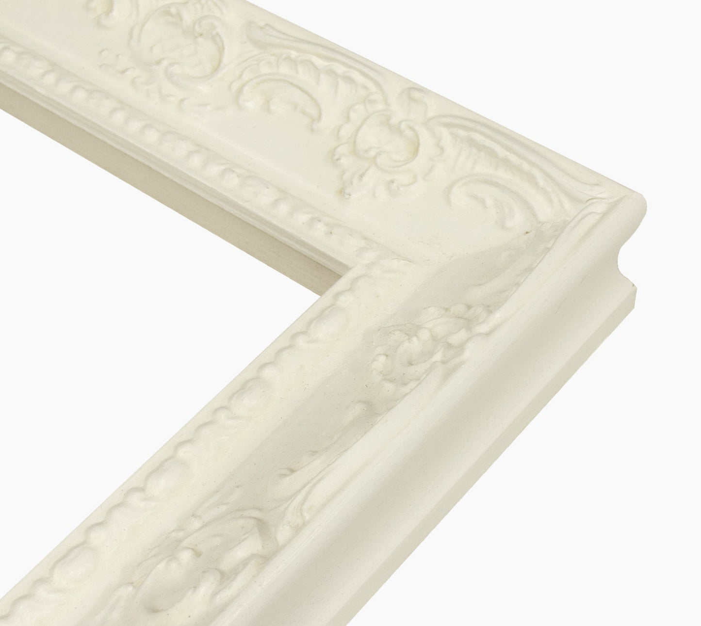 631.899 cadre en bois blanc avec de la cire mesure de profil 65x55 mm Lombarda cornici S.n.c.