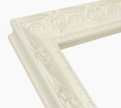 631.899 cadre en bois blanc avec de la cire mesure de profil 65x55 mm Lombarda cornici S.n.c.